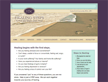 Tablet Screenshot of healingstepscounseling.com